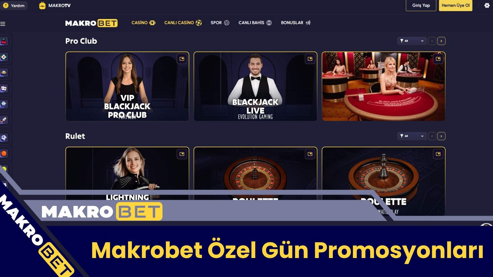 Makrobet Özel Gün Promosyonları