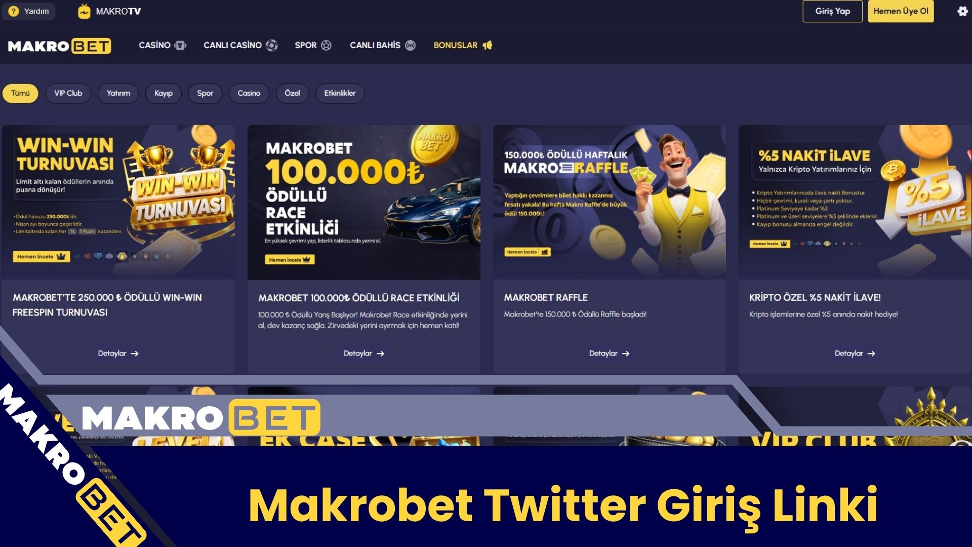 Makrobet Twitter Giriş Linki   